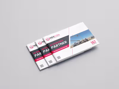 First-Ever Corporate Profile Design – NESCON (Est. 1958, Libya)
