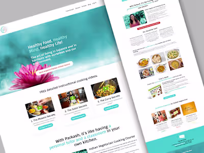 Kajabi Course Build: Global Vegetarian Cooking Program