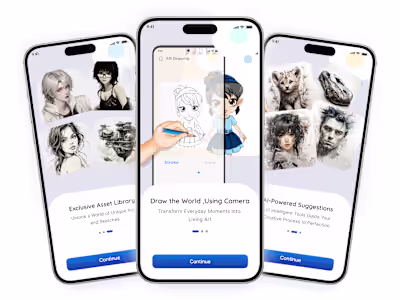 Onboarding UI for Sketch App