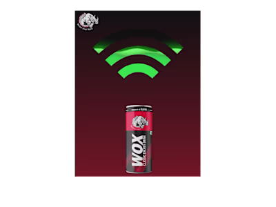 MOTION GRAPHIC DESIGN OF WOX ENERGY DRINK PRODUCT