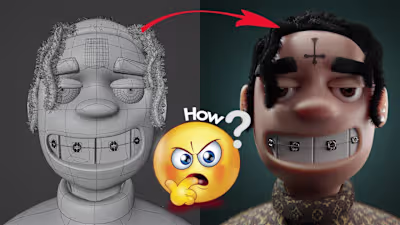 Stylized Character In Blender 3D