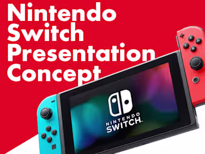 Nintendo Switch presentation on Behance