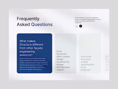 Project Template: Structura: FAQ Section Refined