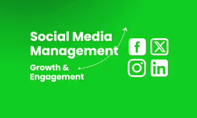 I will manage your social media for growth and engagement