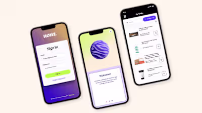 Mobile App Design for a Startup