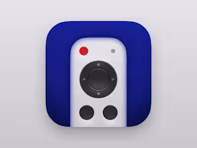 Samsung TV Remote App Icon Design