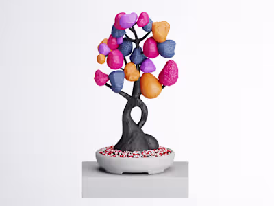 3D Tree Artworks for Treejer Protocol