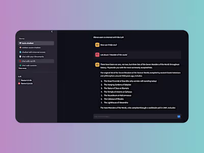 All in one LLM Chatbot