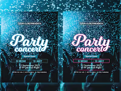Modern Party Flyer | Behance