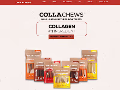 CollaChews™ – Rawhide Alternative (Website Creation)