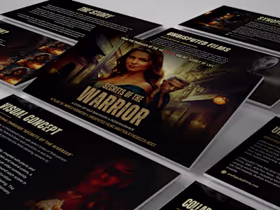 Secrets of the Warrior film pitch deck