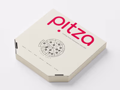 Pitza - Brand identity design by Ali Zaidi