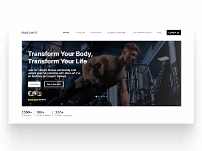Revamping The Hero  Page section for Improved User Interaction