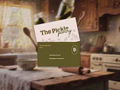 Brand Identity & Packaging - The Pickle Pantry 