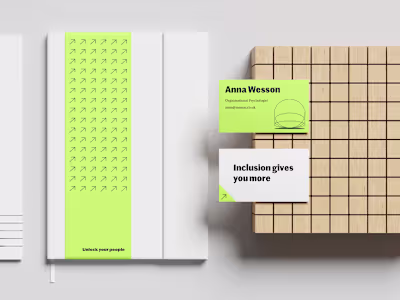 Brand identity and website design for an inclusive business