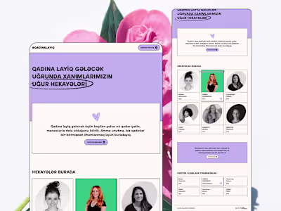 #Qadinalayiq Inspiring Women Stories Platform