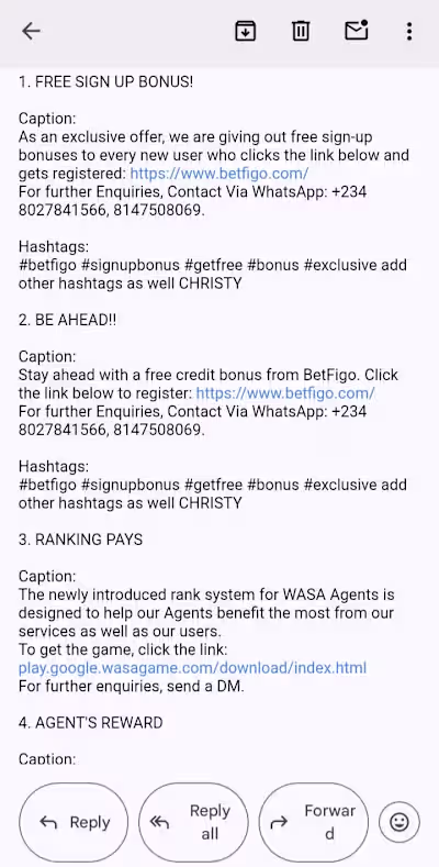 SCRENSHOT OF MY DAILY TASKS.