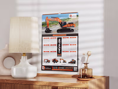 Wall Calendar 2024 Design for Buhayra Al Saraya – DEVELON
