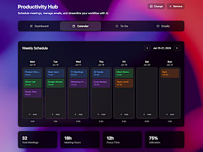 Productivity Hub - AI Product Design
