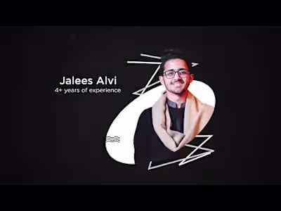 Showreel - Jalees Alvi