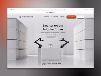 Saas Website For Standard Bots 