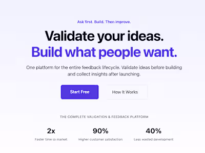 AskThenBuild - Ai Powered Insights and Idea Validation