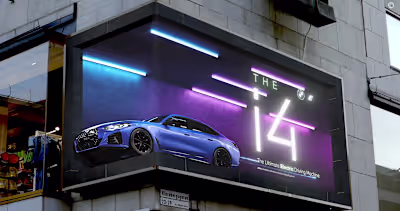 BMW anamorphic campaign