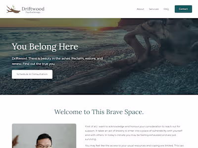 Find Healing with Driftwood Psychotherapy | Barrie