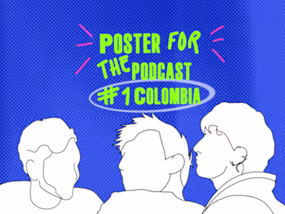 Poster for the podcast #1 in Colombia