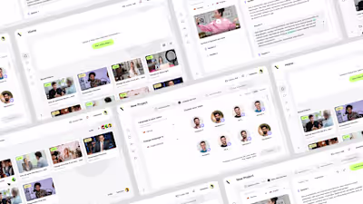Voxans AI based Saas – UI / UX Design