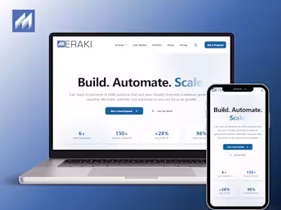 Digital Agency Website & Email Automation 