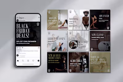 Lotus Leaf Yoga Studio Instagram Management