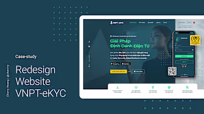 VNPT eKYC Web landing page re-design :: Behance