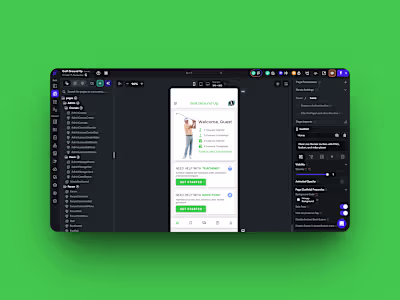 Golf Ground Up Mobile & Web App