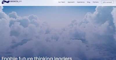 Growthlabs – Leadership & Transformation Website