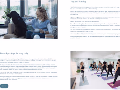 Yoga With a Unique Voice | Site Copy