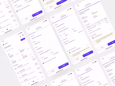 Invoice Maker App (UI Concept)