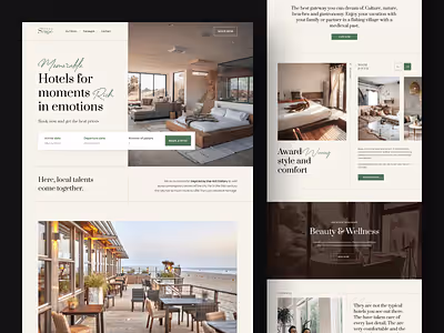 I will design a hotel booking website with a booking system