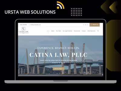 Catina Law PLLC Wordpress Website Design and Development