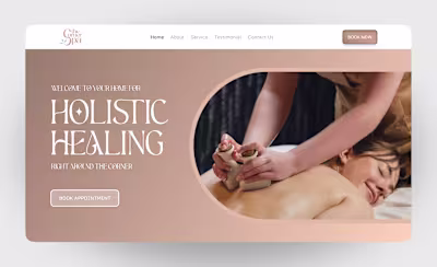 The Corner Spa: Wellness & Spa Website Design