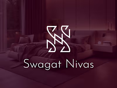 Logo design for restaurant named "Swagat Nivas"