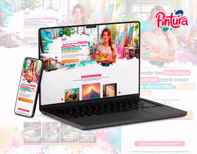 Landing page venta - Curso de Acuarelas