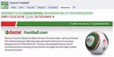 FIFA World Cup Website for Castrol