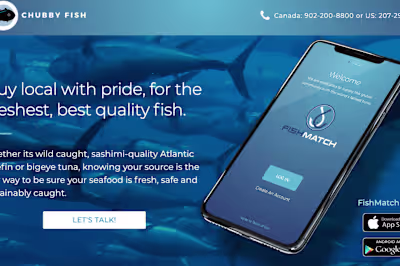 Chubby Fish Landing Page