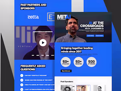 Conference Website & Registration Platform Development