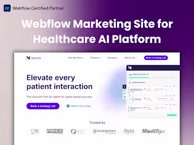 Simplifying and Elevating a Complex Digital Experience - Webflow