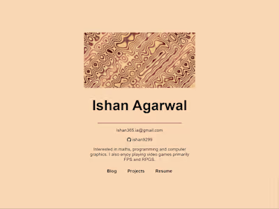Ishan’s Website