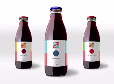QI Juice Labels for Bottles