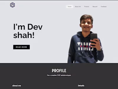 My new website