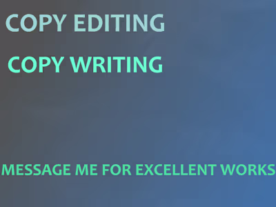 Copy Writing and Content Writing